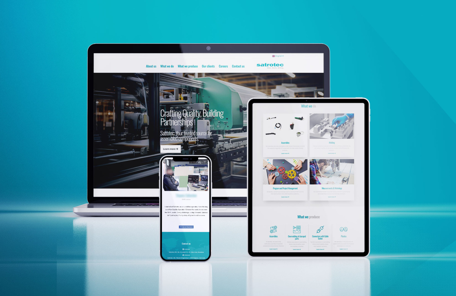 Site web de prezentare pentru Satrotec